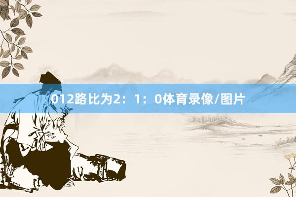 012路比为2：1：0体育录像/图片