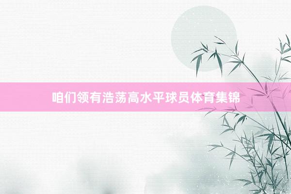咱们领有浩荡高水平球员体育集锦