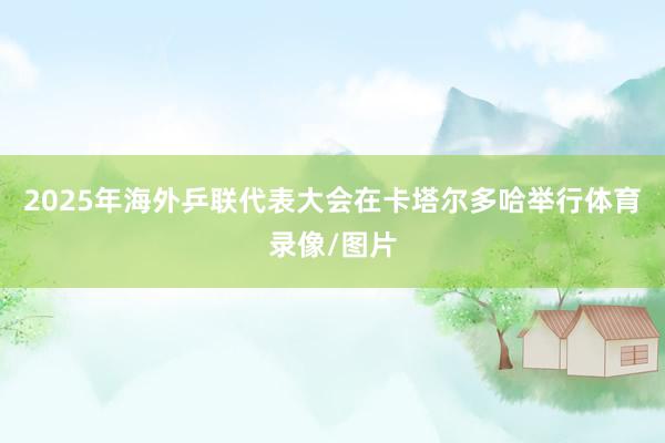 2025年海外乒联代表大会在卡塔尔多哈举行体育录像/图片