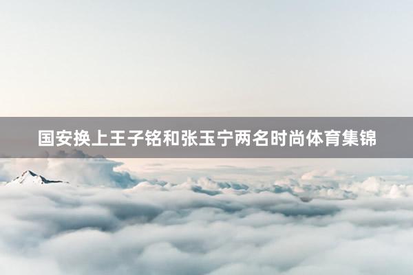 国安换上王子铭和张玉宁两名时尚体育集锦