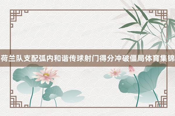 荷兰队支配弧内和谐传球射门得分冲破僵局体育集锦