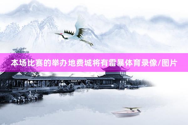 本场比赛的举办地费城将有雷暴体育录像/图片